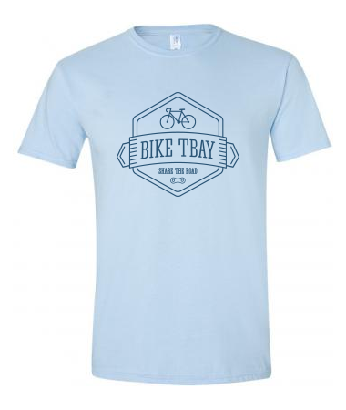 bike tbay tshirt - blue